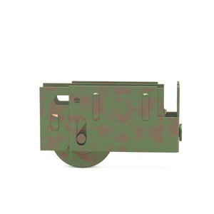 Brixwell 900-10138 Patio Door Roller Assembly flat 1inch Steel Wheel - 1 of 4