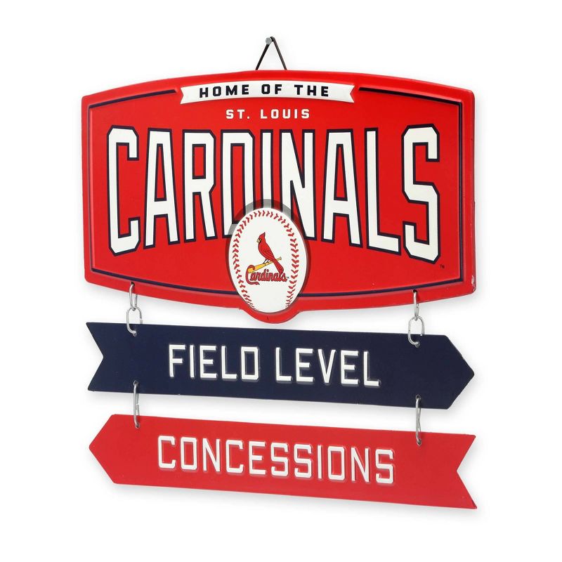 MLB St. Louis Cardinals Baseball Field Metal Panel, 2 of 6