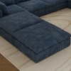 Whisen Cloud Sofa, Corduroy Fabric, Deep Seat Couche - 3 of 4