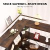 COUCHETA 69 Inch Tall 5-Tier L-Shaped Corner Bookshelf - Heavy Duty Metal Frame, 10 Open Shelves, Space-Saving Design - 4 of 4