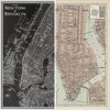 6" Double Sided Map of New York Canvas Room Divider Gray - Oriental Furniture: Folding Privacy Partition, No Assembly Required - 4 of 4