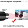 TruAIR 2.5" LED Exhaust Tip (Red) - 2 of 4