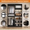 Besiost Closet System with Shoe Racks & Hanging Rods - 3 of 4