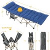 Sportneer Folding Camping Cot Portable Outdoor Bed for Adults w/Mat & Storage Bag & Carry Bag, Heavy Duty Cots - 3 of 4