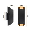 Cedar Hill 13’’ Black LED Wall Sconce 400 Lumens, 2700K - 4 of 4