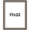 PosterPalooza | Weathered Black Picture Frame - UV Acrylic, Foam Board Backing, Hanging Hardware - 2 of 4