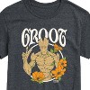 Men's - Marvel - Guardians of the Galaxy Groot Peace Flowers Short Sleeve Graphic T-Shirt - 2 of 4