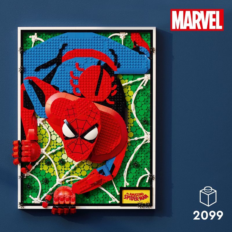 LEGO Art The Amazing Spider-Man Super Hero Building Kit 31209, 3 of 8