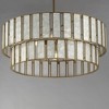 Maxim Lighting Miramar 6 - Light Chandelier in  Capiz/Natural Aged Brass - 3 of 4