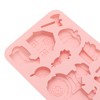 Unique Bargains Candy Moulds 9-Cavity Farm Theme Candy Mould Hand Wash 8.19"x6.18"x0.83" 1 Pc - 4 of 4