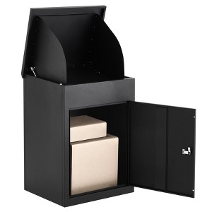 Package Delivery Boxes for Outside, Extra Large Parcel Drop Boxes with Lock, Anti-Theft Galvanized Steel, Weather Resistant Mailbox - 1 of 4
