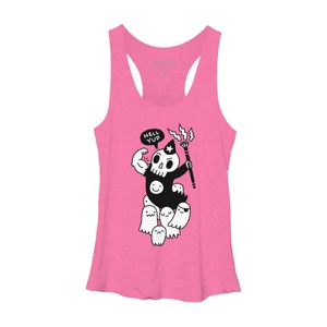 Women's Design By Humans Super Duper Necromancer By obinsun Racerback Tank Top - 1 of 3