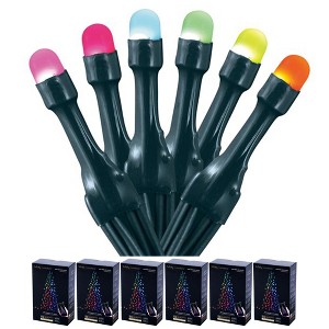 Home Heritage Luminations Christmas Holiday Party Lights, Twinkly Smart App Control, 16.3-Foot String of Wrapped Dome, 50 RGB LED Bulbs (6 Pack) - 1 of 4