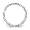 Black Bow Jewelry 1.5mm 14K Rose, Yellow or White Gold 1/2 Ctw Diamond Eternity Band - 2 of 4