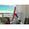 Professional 2-in-1 Window Squeegee with Extension Pole, 10" Soft Rubber Strip and Sponge for Multi-Angle Cleaning - 3 of 4