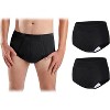 CARER Mens Incontinence Underwear Washable Reusable Men's Bladder Control Briefs - Medium Absorbency 2pk - 2 of 4