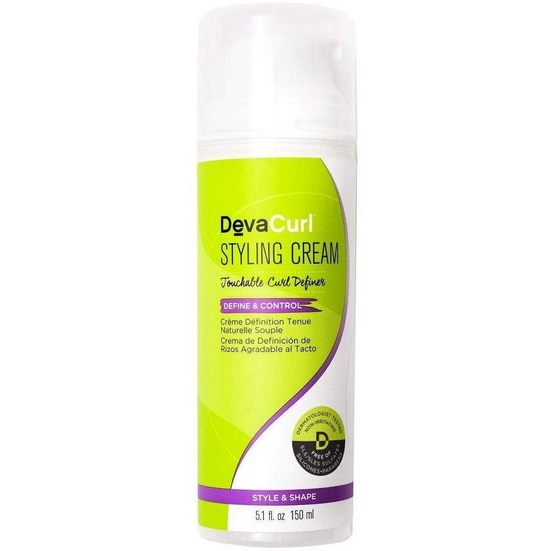 DevaCurl STYLING CREAM Touchable Moisturizing Definer (5.1 oz) Deva Curl Body & Hair Diva Shape, 1 of 7