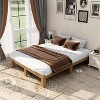 Acekool Queen Bed - Solid Wood Platform with Storage - 2 of 4