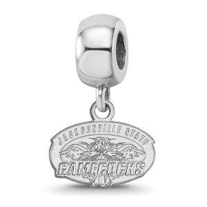 Black Bow Jewelry Sterling Silver Jacksonville State Gamecocks NCAA Bead Charm - 1 of 4
