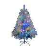 4FT Sliver Artificial Christmas Tree with 150 LED Lights & 11 Modes for Indoor/Outdoor Use - 3 of 4