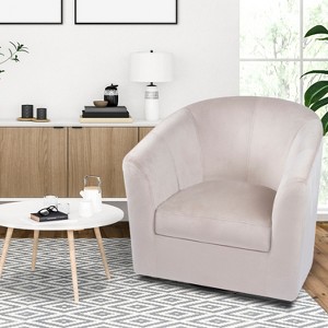 Home Imports Emporium Swivel Barrel Accent Chair - 1 of 4