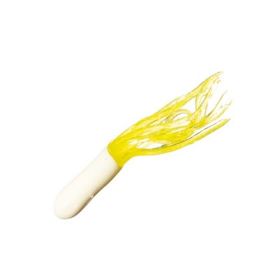 Arkie Lures Salty Tubes - 1.5 Inch White Chartreuse TU-15-10-15 : Target