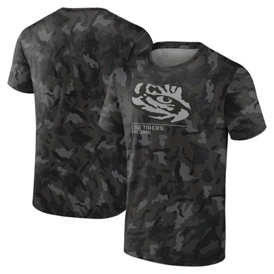 NCAA LSU Tigers Men's Camo Bi-Blend T-Shirt