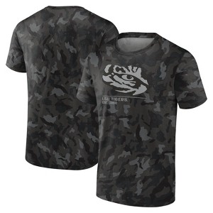NCAA LSU Tigers Men's Camo Bi-Blend T-Shirt - 1 of 3