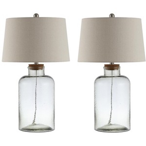 Caden Table Lamp (Set of 2) - 27.5 Inch Height - TBL4308 - Clear - Safavieh - 1 of 4