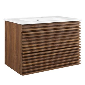 Modway Render 30 Wall-Mount Bathroom Vanity - 1 of 4