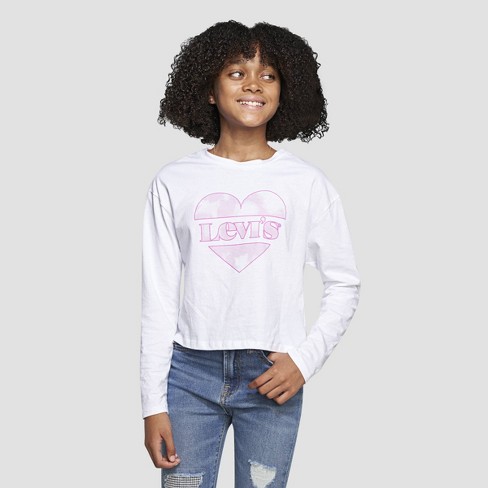 Levis t deals shirt for girl