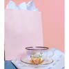 Pavilion Gift Company - Nana - 7 oz Glass Teacup and Saucer - Drinkware - 3 of 4