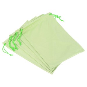 Unique Bargains Microfiber Soft Drawstring Ski Goggle Bags 7.1" x 10.6" 4 Pcs - 1 of 4