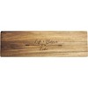 Pavilion Gift Company - Life Is Better At The Lake - 21 x 6 Inch Cheese Serving Board, Single Knife & Four Fork Set With Debossed Text - 4 of 4
