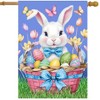 Briarwood Lane House Flag 40x28 For Outdoor Easter Bunny Basket For Easter House Flag - 2 of 4