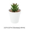 Unique Bargains Artificial Plants Plastic Green 2.76"x2.76"x3.54" 1 Pcs - 3 of 4
