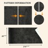 Concrete Black Vinyl Peel Stick Wallpaper Roll Waterproof Dark Cement Self Adhesive Contact Paper (Covers 36 sq. ft.) - 3 of 4