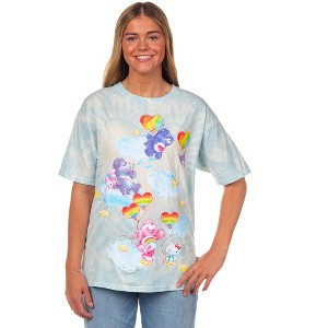 Seven Times Six Hello Kitty and Friends x Care Bears T-Shirt Friends Unite Women's Tie-Dye Tee Multicolored - 1 of 4