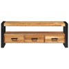 vidaXL TV Stand 47.2"x11.8"x17.7" Solid Wood Acacia - 2 of 4
