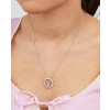 Disney Tinkerbell Silver Plated Cubic Zirconia Pendant Necklace, 18 + 2" - 2 of 4
