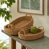 Plum & Post Seagrass Oval Trays, Set Of 3 - 4 of 4