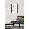 Trends International Woman - Continuous Line Drawing Framed Wall Poster Prints - 2 of 4