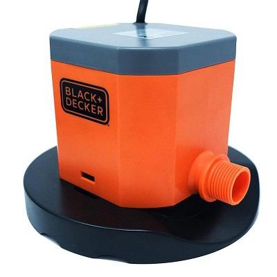 Black+Decker BD 22772 800 GPH Manual Water Removal Winter Submersible Swimming Pool Cover Pump with 25 Foot Power Cord