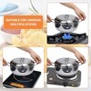 20cm Stainless Steel Tempura Fryer ¨C 304-Grade, Japanese-Style Deep Fry Pan with Lid & Thermometer - 4 of 4