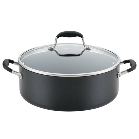 Anolon Advanced Home 10qt Covered Stockpot Onyx : Target