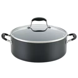 Anolon Advanced Home 7.5qt Covered Wide Stockpot Onyx