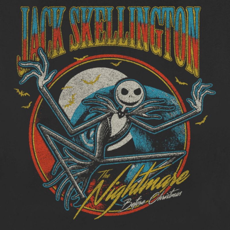 Women's The Nightmare Before Christmas Retro Jack Skellington T-Shirt, 2 of 5