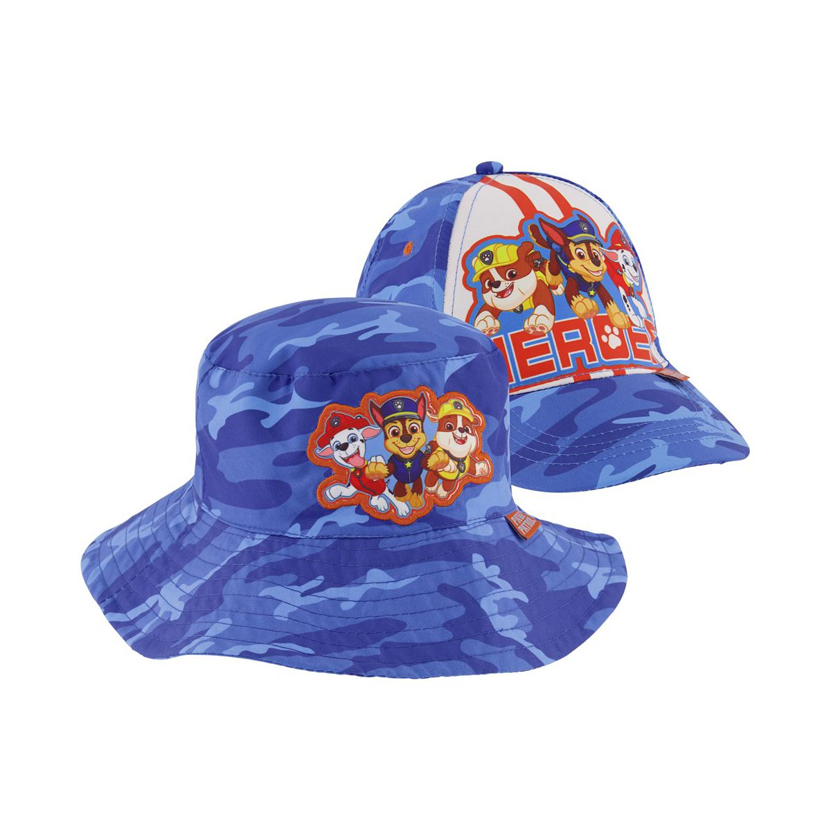 Paw Patrol Baseball cap & Bucket hat, Toddlers Ages 2-4