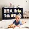 Tinyhomie Wooden Storage Cabinet with 5 Sections, Montessori Kids Bookshelf and Toy Organizer for Nursery, Playroom & Classroom - 2 of 4
