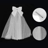 Unique Bargains Hair Clip Wedding Veil White 1 Pc - 3 of 4